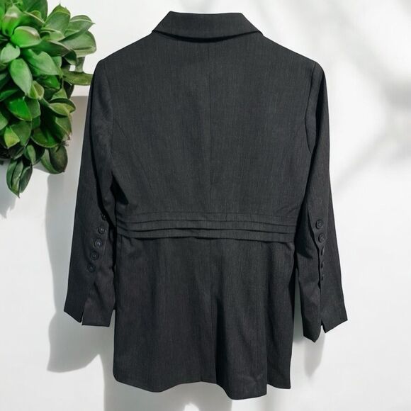 Morrissey Blazer Women’s Size 2 Black Gothic Steampunk Whimsy Jacket - Picture 2 of 5